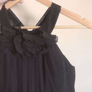 Black Chiffon Formal Dress